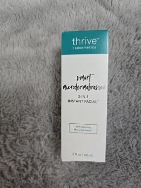 Thrive Causemetics Smart Microdermabrasion 2-in-1 Instant Facial 2 oz NIB